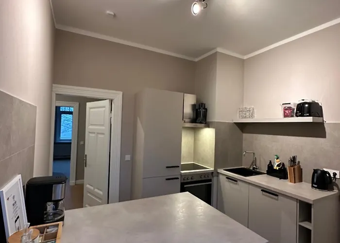 Lejlighed Uferresidenz Moderner Altbau, Kanalblick, Balkon, Parken